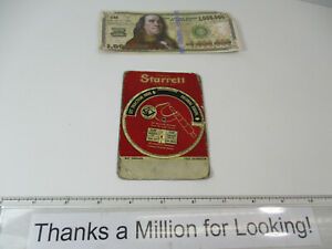 STARRETT TIME SAVER, NC / NF Thread Spinning Calculator Chart, Spin Scale, 1955