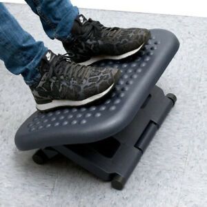 Mind Reader &#039; Comfy &#039; Adjustable Height Ergonomic Foot Rest , Blk. Huge Saving