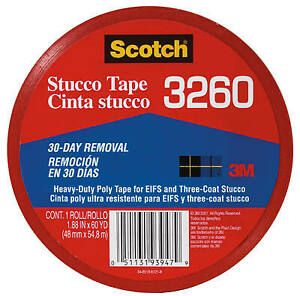 3260-A Heavy-Duty Stucco Duct Tape,  2-In. x 60-Yds. - Quantity 1