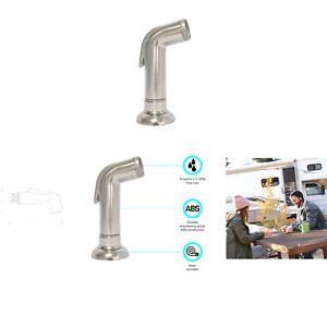 Dura Faucet DF-RK810-SN RV Side Sprayer and Hose Replacement Kit (Brushed Sat...