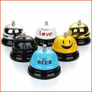 Metal Restaurant Service Call Bell Hotel Counter Desk Bell Ring Reception Kitche