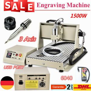 1500W USB 3Axis CNC 6040 Router Engraver Milling Engraving machine+Controller EU