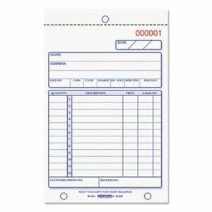 Rediform Sales Book, Carbonless Triplicate, 50 Sets per Book (RED5L528)