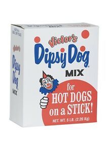 1 Victor&#039;s Dipsy Hotdog Corn Dog On A Stick Mix (5 lb. Box) FREE SHIPPING