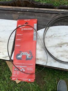 15 Pieces Milwawkee48-39-0531 24 Tpi Standard Deep Cut Portable Band Saw Blades