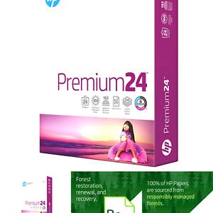 HP Printer Paper | 8.5 x 11 Paper | Premium 24 lb | 1 Ream - 500 Sheets | 100...