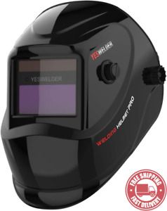 YESWELDER  True  Color  Solar  Powered  Auto  Darkening  Welding  Helmet ,  Wide