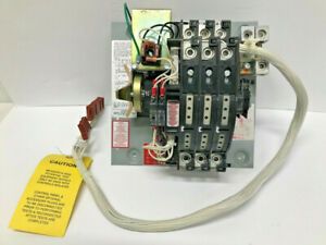 ASCO 300 D00300A30070R1XL 70A 600/347V 3P AUTOMATIC TRANSFER SWITCH (24J3)