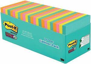 Post-it Super Sticky Notes, 3x3 inches, 24 Pads
