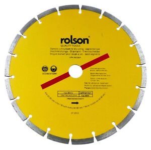 Rolson 230mm Diamond Tipped Blade Dry Cut Segmented - 24397