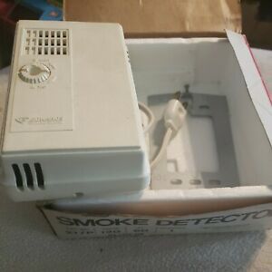 Vintage Plug-in Wall Smoke Detector - Edwards Cat. No. 217p Volts 120