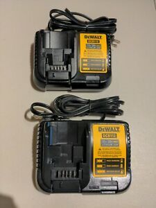 2 DeWalt DCB112 Battery Chargers 20v 20 volt