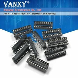 10pcs DIP-20 20pin pins DIP DIP20 IC Sockets Adaptor Solder Type Socket