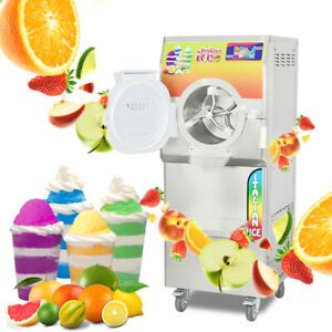 Italian Ice Machine Gelato Ice Cream Maker Fresh Fruits Water Ice Machine