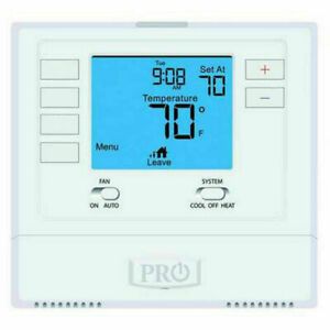 Elect PRO1 T705 Programmable Digital Thermostat Single Stage - AC Temperature