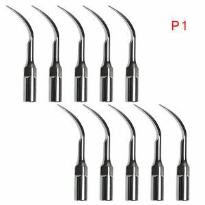 10x P1 Dental Ultrasonic ultrasound Scaler Tip scaling fit EMS handpiece cm*