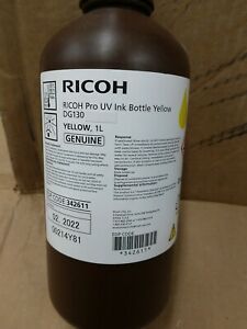 ricoh Pro UV Ink Yellow DG130 1 Liter exp 02/2022