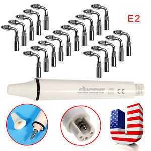 Dental Ultrasonic Piezo Scaler Handpiece Fit EMS SKYSEA W/ Endo Tips E2 USA
