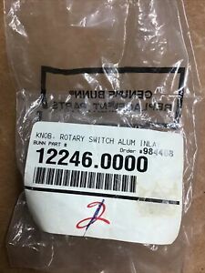 12246.0000 Genuine OEM Bunn Rotary Knob