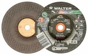 Walter 15L506 FLEXCUT Flexible Grinding Wheel [Pack of 25] 60 Grit, 5 in.