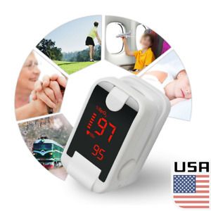 Fingertip Pulse SpO2 PR Oximeter Blood Oxygen meter Medical Monitor CE FDA US