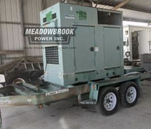 CUMMINS 50 kW Towable Generator - Cummins Diesel Engine - 1,012 Hours