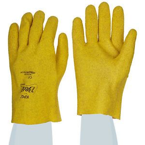 1 pair SHOWA-BEST 962XL-11 Fuzzy Duck General Purpose Gloves PVC Coated Cotton