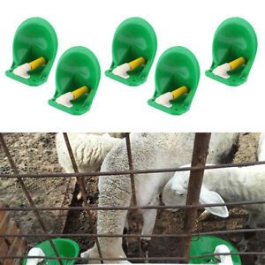 5 Pieces Plastic Automatic Waterer for Horses, Cows, Goats and Other Live Stock