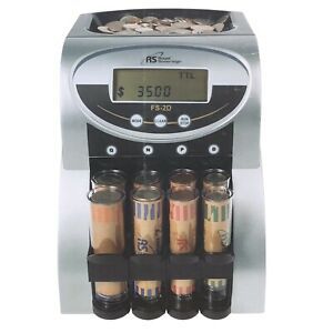 Royal Sovereign Electric Commercial 2 Row Digital Coin Counter Sorter