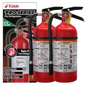 Kidde Fire Extinguisher Pro 210 2-A:10-B:C (2-Pack)