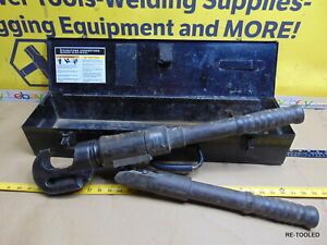 Burndy Y750 Revolver Hypress Hydraulic Crimper Tool w/ Metal Tool Case, NO DIES