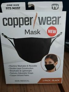 Copper wear mask black