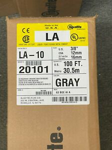 Electri-flex 20101 LA 10 UL CSA Liquidtight Flexible Conduit, 3/8&#034;, 100&#039; Carton