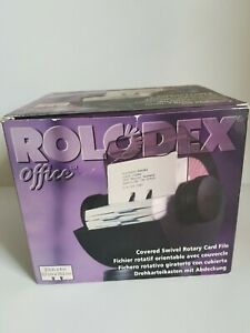 Rolodex Office Covered Swivel Card File 2 1/4 x 4 Card #66871