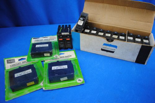10 NOS Crouse Hinds 15 Amp Ctl Model 3 Circuit Breakers 60 Amp Bryant Sears