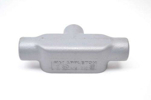 Appleton t17 outlet rigid condulet tee 1/2 in npt iron conduit fitting b432271 for sale