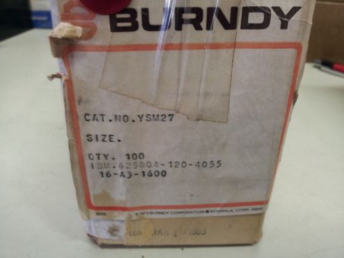 BURNDY YSM27 NEW IN BOX 3/0 PARALLEL SPLICE INDIVIDUALLY SOLD #B22