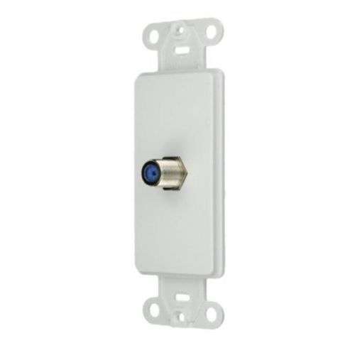 Decorator flush coax jack white 2162w cooper wiring devices 2162w 078477203927 for sale