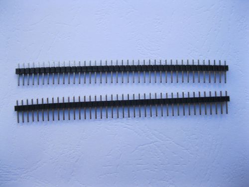 600 pcs 2.54mm 1x40 40pin male breakable pin header single row strip for sale