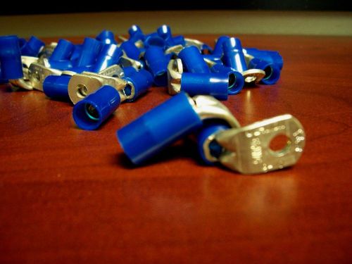Blue Insulated Nylon Ring Terminal for Wire Gauge 18-14 AWG