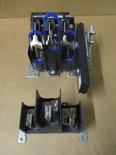 Square d disconnect switch cat# 9422tef10 100a 600v fusible with 3-pole fusehold for sale