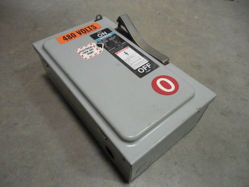 Used siemens ite f352 fusible vacu-break heavy duty safety switch 60 amps 600vac for sale