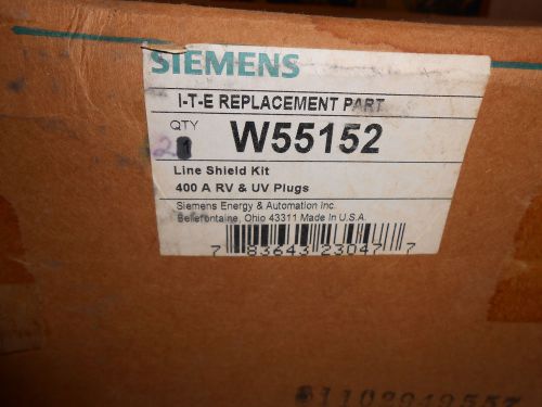 SIEMENS LINE SHIELD KIT FOR 400 AMP RV &amp; UV PLUGS W55152