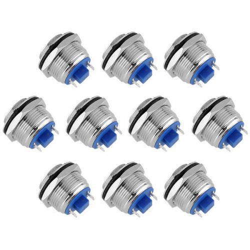 10pcs 19mm momentary push button resetable high flush waterproof vehicle car for sale