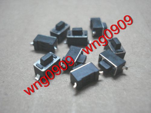 100pcs tact switch momentary 6x 3.5x h 4.3mm ts-1236-black free ship w/track no. for sale