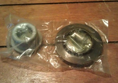 Lot of 5 new no name stainless s/s soft door knob stopin sealed package for sale