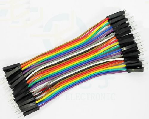 40pcs Dupont 10CM Male To Male Jumper Wire Ribbon Cable for Breadboard Arduino