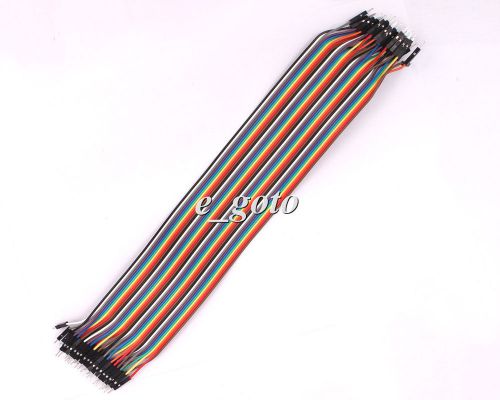 40pcs 30cm Dupont Wire Connector Cable 2.54mm Male to Male 1P-1P Good