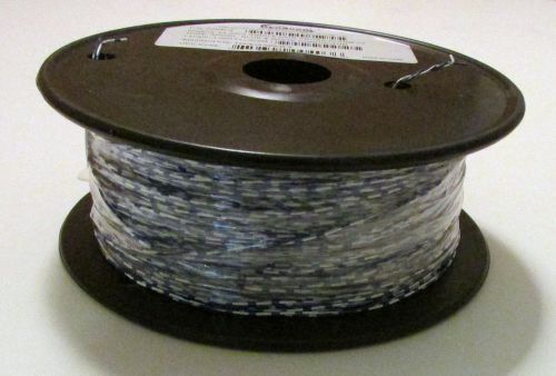 Telephone cross connect wire 24 awg single pair blue &amp; white 1000 ft reel  spool for sale