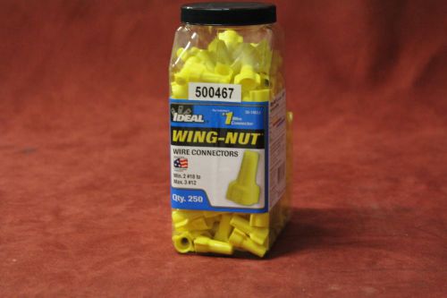 New ideal 451 yellow wing-nut wire connector (250-pack) 30-1451j for sale